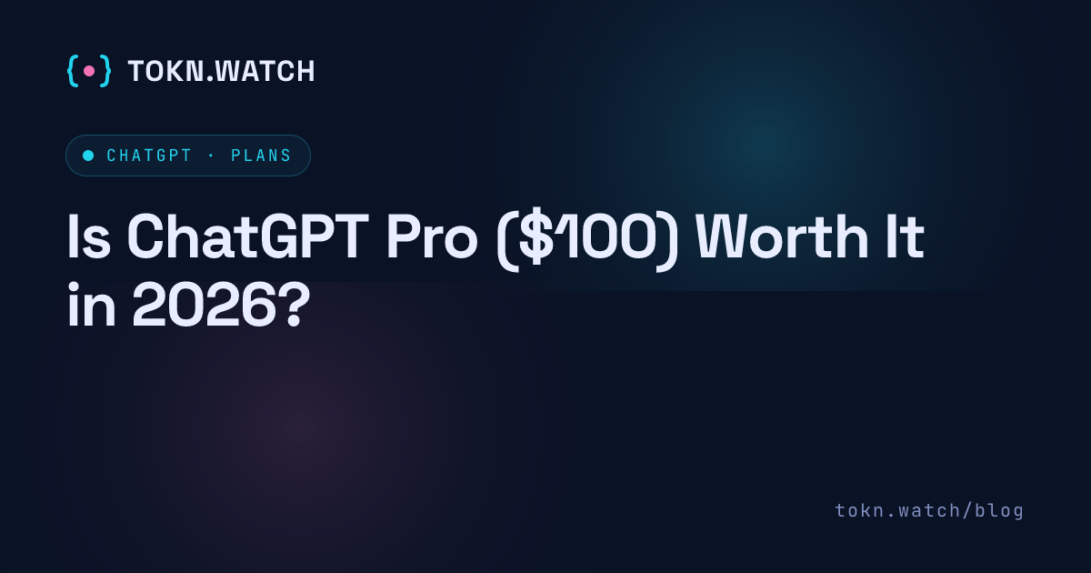 Is ChatGPT Pro worth it in 2026? Pro comes in two tiers: $100 a month for roughly 5x Plus usage and $200 a month for roughly 20x, both with the higher-effort GPT-5.6 Sol Pro model.